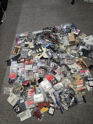 Huge Lot Guitar & Bass Parts Tons Of Stuff