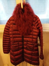 Piumino D'oca Snow Secret Tg 44 Bordeaux Con In Omaggio Collo In Vera Mongolia
