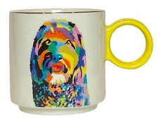 Tabitha Brown Dog 16oz Watercolor Design O Ring Handle 2023 Target Cup C84