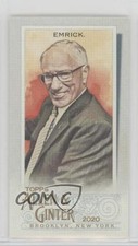2020 Topps Allen & Ginter's Mini Brooklyn Back 21/25 Mike Doc Emrick #194 13iq