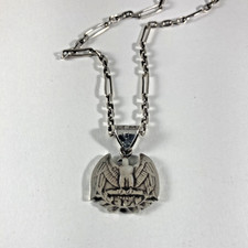 Hand Fabricated Coin Silver Quarter Eagle Pendant Dime Bail