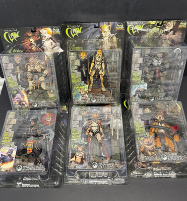 Realm Of The Claw Action Figures Set Of 6 2001 Stan Winston Creatures New Sealed