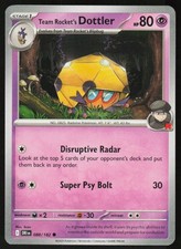 Team Rocket's Dottler 088/182 Common Destined Rivals Pokemon Near Mint
