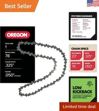 Versatile Chainsaw Chain for 20" Bars - .325" Pitch, 78 Drive Links | USA Made