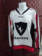 Carleton Ravens University Hockey Jersey Game Worn Size 48 Fight Strap Bauer