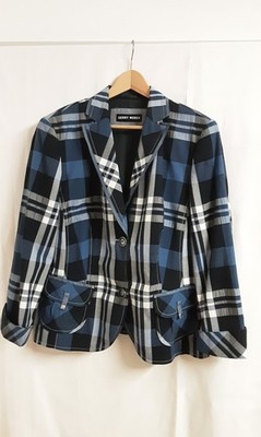 Damen Blazerjacke*Gerry Weber*, Gr. 46, blau/kariert, Neu o. Etikett 
