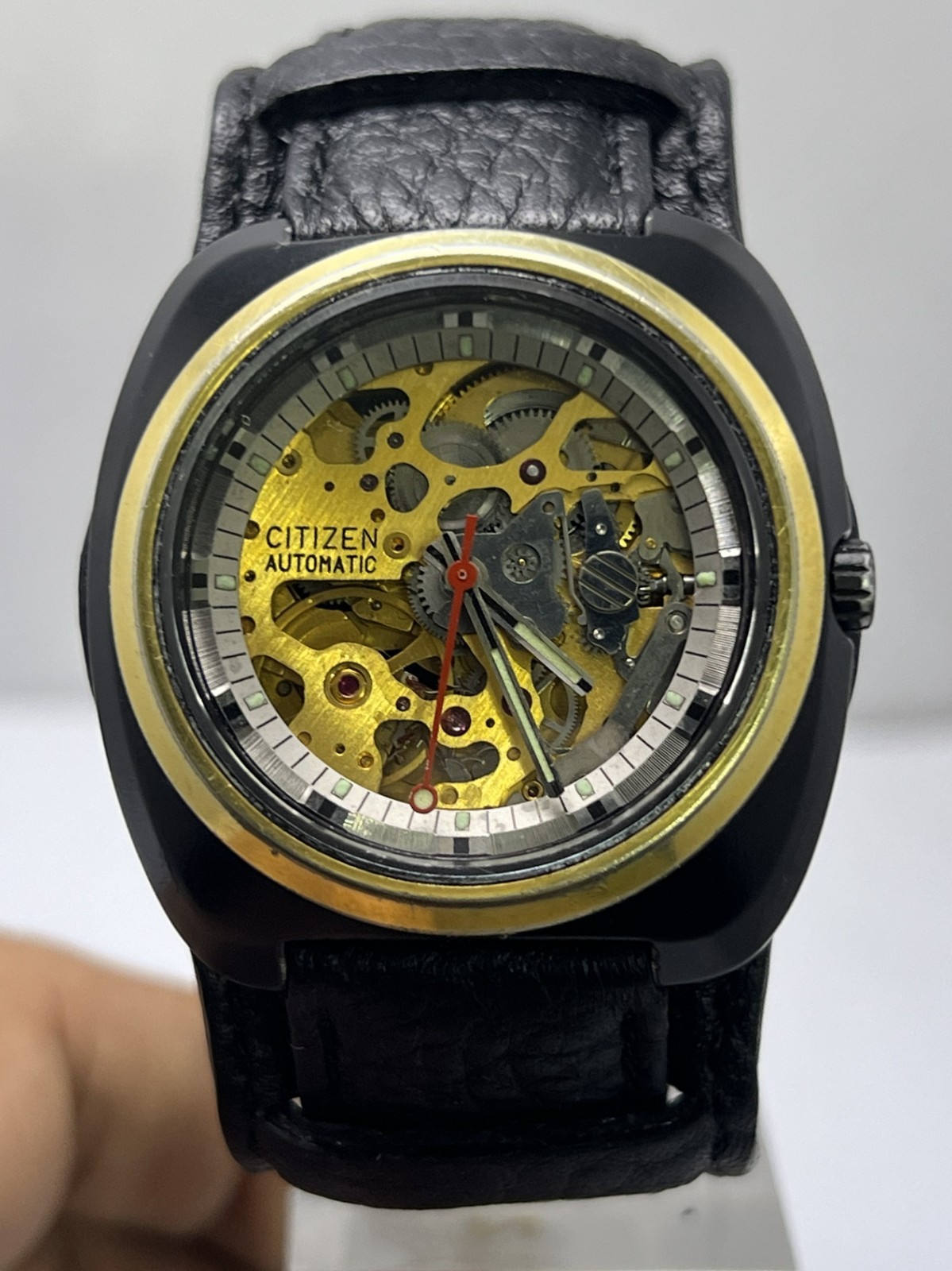 Analog Jewels Skelton Citizen Black Vintage All Automatic Men's Wristwatch 25 - VintageWatches.PK Analog Jewels Skelton Citizen Black Vintage All Automatic Men's Wristwatch 25 - vintagewatches.pk