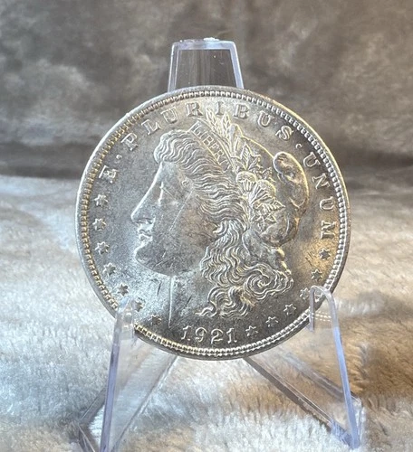1921 Morgan Silver Dollar Choice To Gem Bu MS #2687
