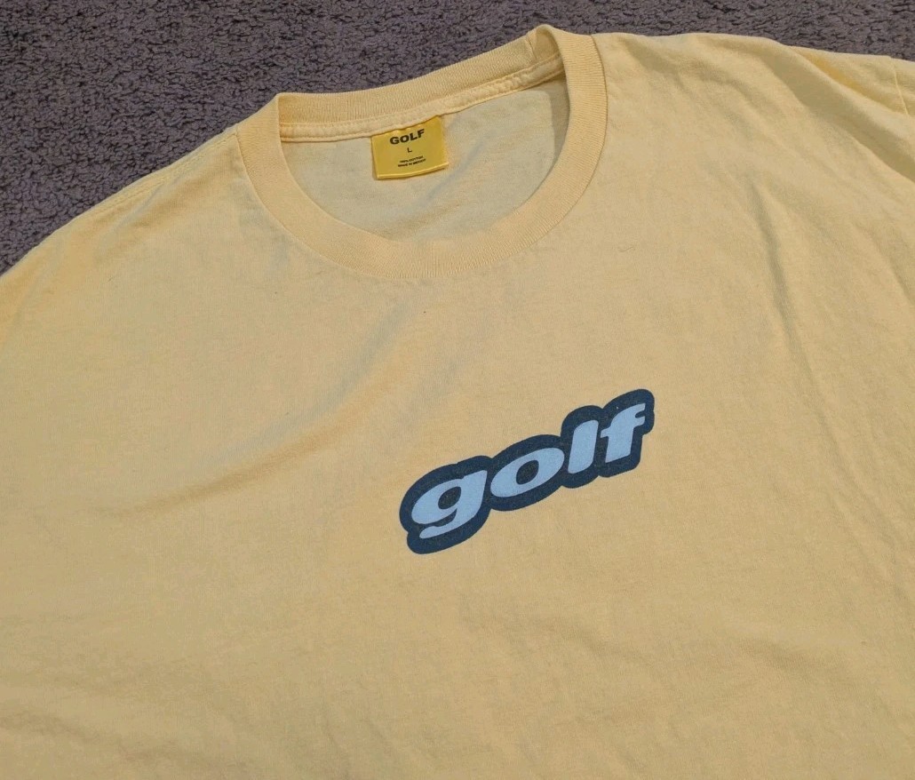 GOLF WANG イエロー フーディ Lサイズ TylertheCreator Golf Wang Skate Hip Hop Tyler The Creator Hoodies