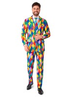 Clown Partyanzug - Karneval FaschingskostüM Herren - Ein Anzug FüR Narren!
