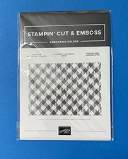 Stampin' Up - GINGHAM EMBOSSING FOLDER. Retired