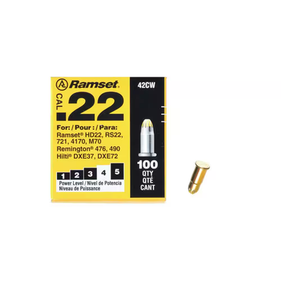 #ad 0.22 Steel amp; Concrete Strip Single Use Load Booster Caliber Yellow Single Shot P $19.47