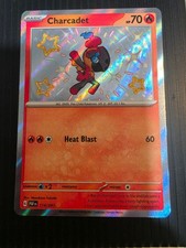 Charcadet Holo Shiny Rare SV: Paldean Fates 114/091 NM on eBay