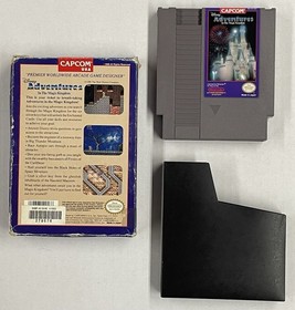 Nintendo NES Disney Adventures in the Magic Kingdom Tested Game w/Sleeve & Box