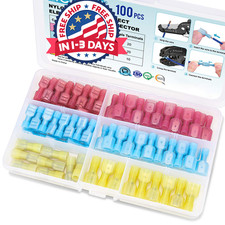Kit de 100 conectores de desconexi n r pida de pala de nailon