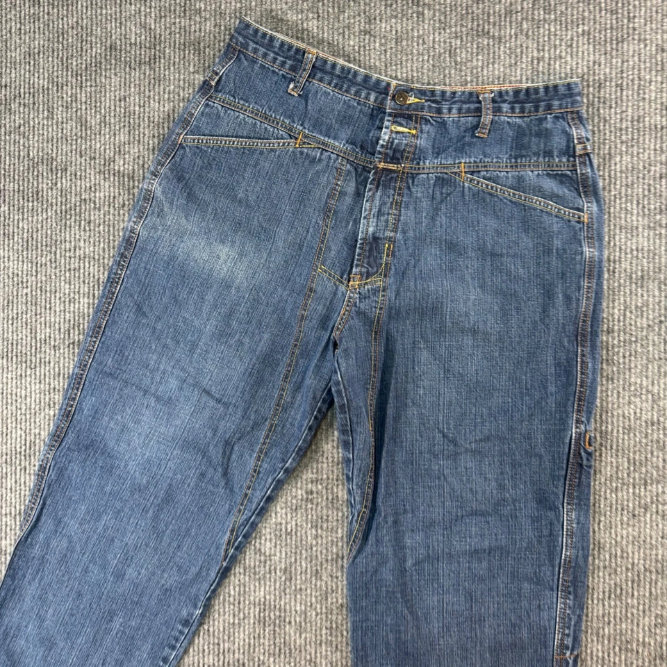 VTG Marithe Francois Girbaud Carpenter Jeans 36x29 Y2K 90s Baggy Fit Workwear - Image 4 of 4