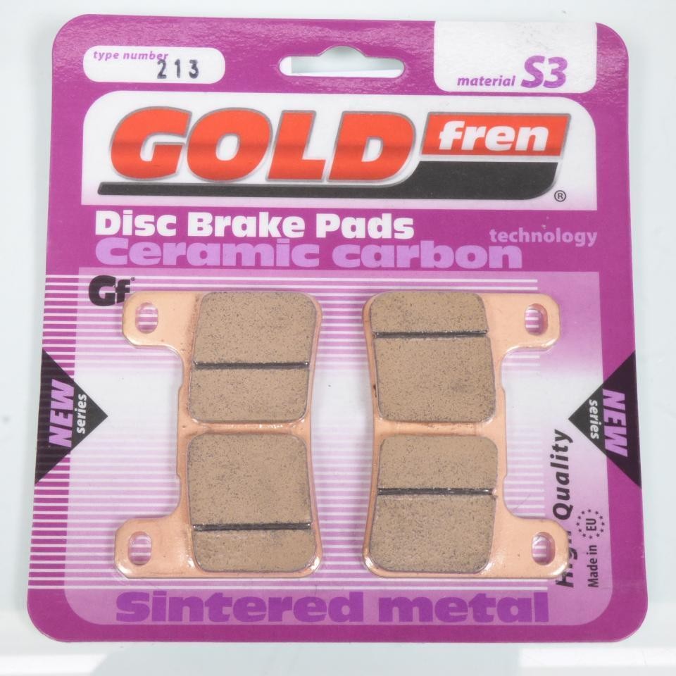 Plaquette de frein Gold Fren moto Kawasaki Z1000 2012 friction métal fritté