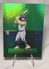 2025 Topps Archives Stand Up Luisangel Acuna RC  49/99 Green Foil 64SU-8 NY Mets