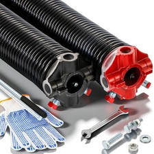 Pair of 2" Garage Door Torsion Springs 0.250 X 2'' X 30'' with Non-Slip Windin