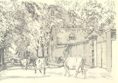 HAM COMMON. Ham Street - Near the Middle (ii). London. JS Sanderson-Wells 1946