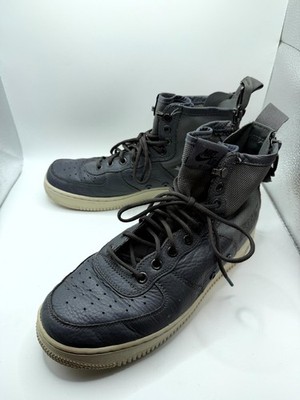 Nike SF Air Force 1 Mid 917753-004 Mens 8.5 Sneaker Dark Gray Leather Shoes