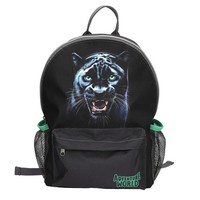 Dino World - Adventure World Backpack - Panther - Dark Grey With Vi... Toy Neu
