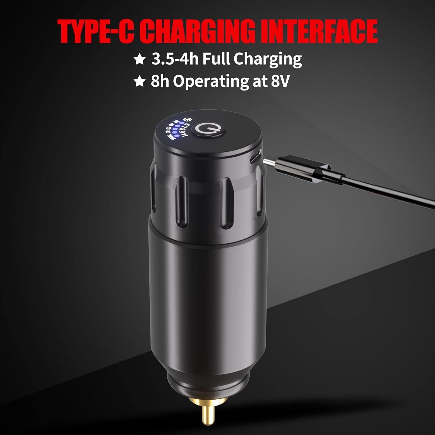 Wireless Tattoo Pen Kit with Power Supply and 40PCS Cartridge Needles