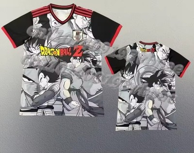 Fußballtrikot Son Goku Vegeta Japan Team Erwachsene Kinder T-Shirt Dragon Ball