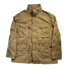 Polo Ralph Lauren Military Jacket Utility Coat Safari Army Tan L