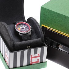 BREITLING COLT SKYRACER X74320 45mm Breitlight Black Dial Quartz Date #C557