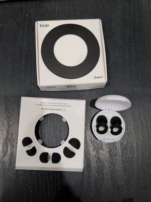 Loop Quiet 2 Earplugs for Noise Reduction Black New Open Box New