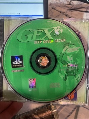 Gex 3: Deep Cover Gecko (Sony PlayStation 1, 1999) - No Game Manual