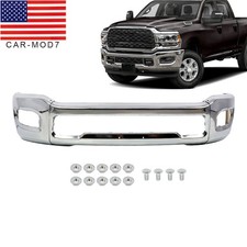 Fit For 2019-2023 2024 Ram 2500 3500 4500 New Chrome Steel Front Bumper Face Bar Fit For 2019-2023 2024 Ram 2500 3500 4500 New Chrome Steel Front Bumper Face Bar
