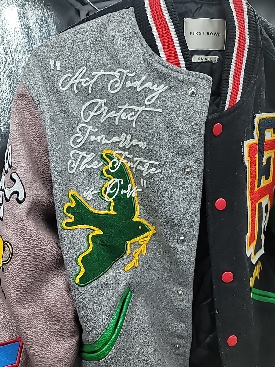 First Row Varsity Jacket. Size Small. MINT. | eBay