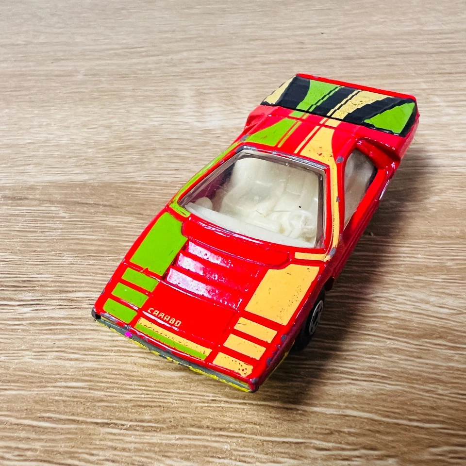 Alfa Carabo Red Green Yellow SF75 1976 Matchbox 1-75 Foto 2 de 4