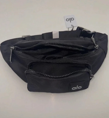 Alo Yoga Explorer Belt Bag Black – Crossbody Fanny Waist Pack
