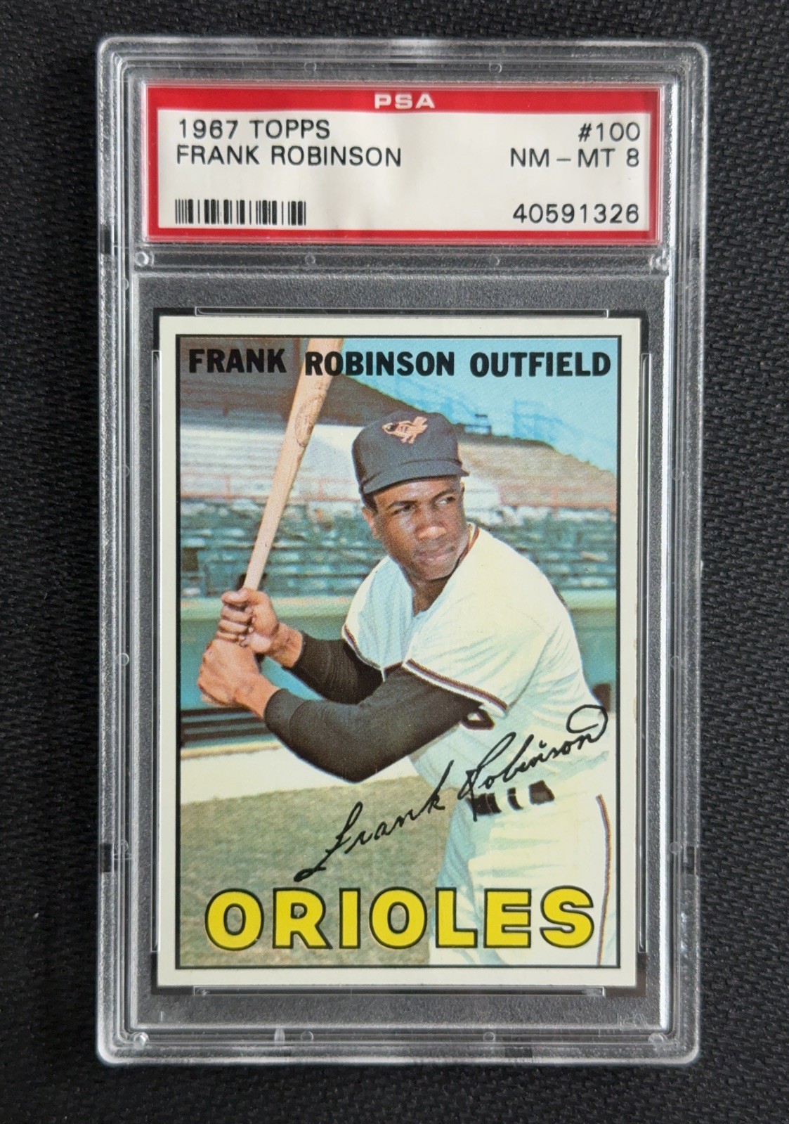1967 Topps #100 Frank Robinson - PSA NM-MT 8 - Baltimore Orioles -  VSCARDS