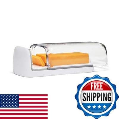 Chef'N Chefn 2-In-1 Cheese Slicer And Storage Container Integrated Lid Keeps