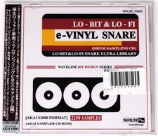 Waveline Lo-Bit & Lo-Fi e-Vinyl Snare Akai Fo...