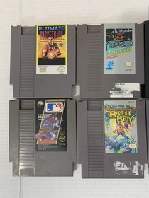 NES Game Lot Rad Racer, Black Manta, Bayou Billy, Faxanadu, Vindicators Lot Of 8