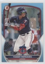 2023 Bowman Draft Sky Blue 290/499 Yasser Mercedes #BD-139 11oh