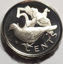 1974 British Virgin Islands Gem Proof Five Cent