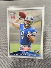 2009 Topps Kickoff Matthew Stafford Rookie Card #116 – NM/MINT. rookie card picture