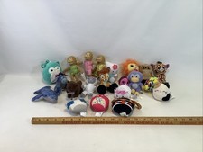 Plush Stuffed Animals Mixed Lot Of 20 Plush Miniature Clean See Photos 