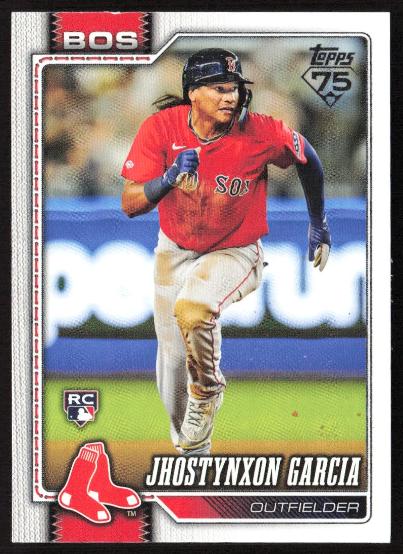 2026 Topps Series 1 Jhostynxon Garcia Rookie Boston Red Sox #316