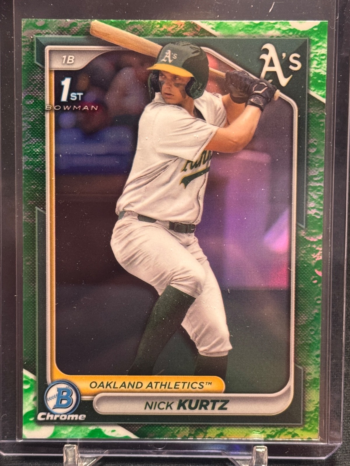 2024 Bowman Draft Chrome Lunar Glow 1st Rookie Nick Kurtz! SP