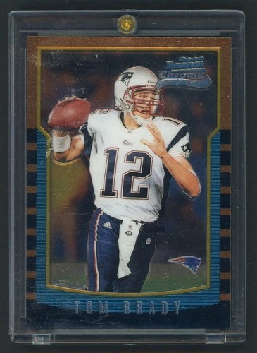 2000 Bowman Chrome #236 Tom Brady New England Patriots RC Rookie