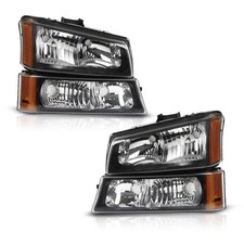 Headlights Compatible with 2003-2006 Chevy Avalanche 1500 2500