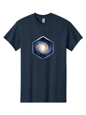 Galaxy-Icon-4 Mens Graphic Tee, 100% Cotton, Casual Summer Wear