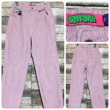 Empyre Tori Relaxed Corduroy Skater Pants Size 7 Lavender 90’s Cotton Inseam 30